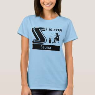 Camiseta S está para la sauna