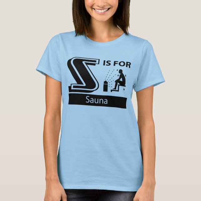 Camiseta S está para la sauna (Anverso)