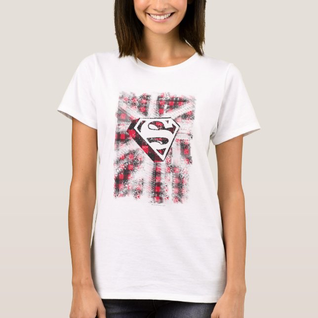 Camiseta S-Shield sobre plaid (Anverso)