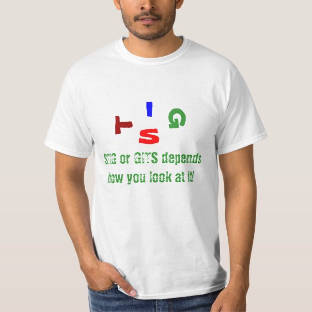 Camiseta S, T, I, G, STIG o GITS depende cómo usted mira… (Anverso)