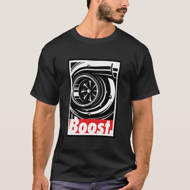 Camiseta S Turbo Boost Para Carreras Y Autobús (Anverso)