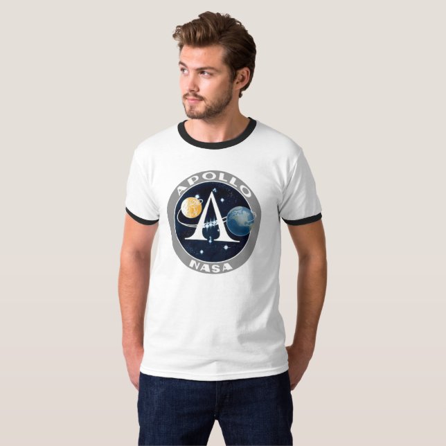 Camiseta SA-1 de la NASA Apolo Saturn I (Anverso completo)