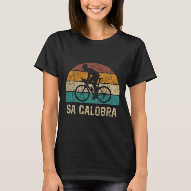 Camiseta Sa Calobra Ciclismo Escala T Shirt Retro Ciclismo  (Anverso)