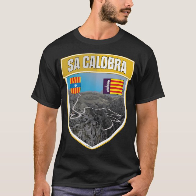 Camiseta Sa Calobra Mallorca Shield (Anverso)