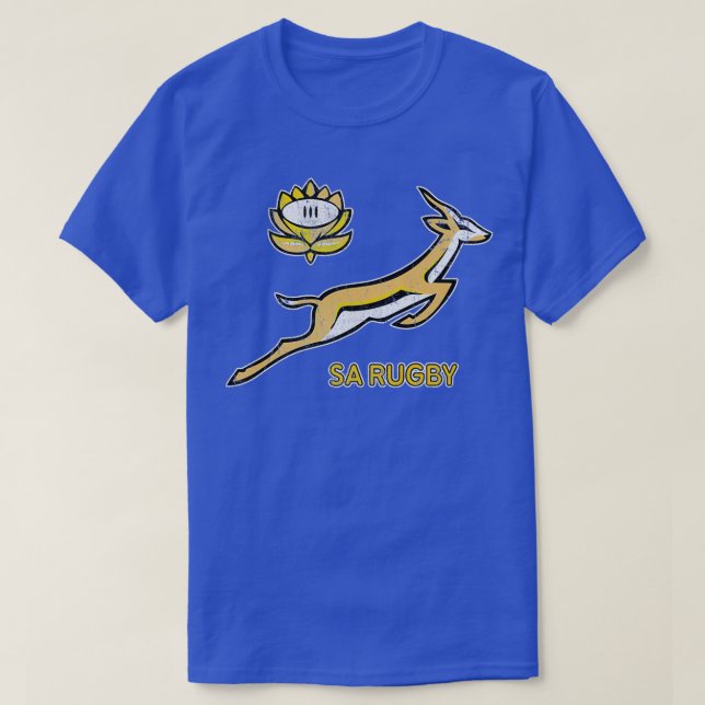 Camiseta SA Rugby Vintage Springbok (Diseño del anverso)