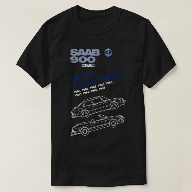 CAMISETA SAAB 900 (Diseño del anverso)