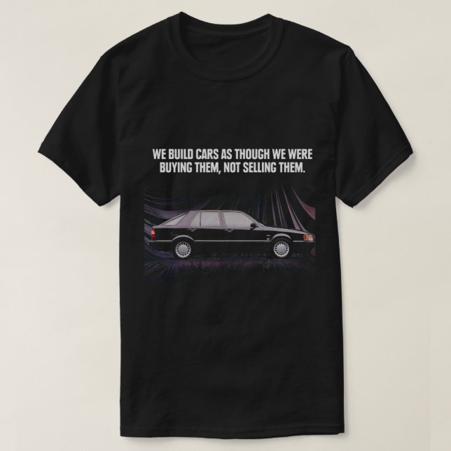 CAMISETA SAAB 9000 (Diseño del anverso)