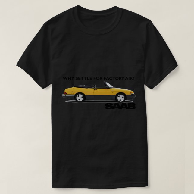 CAMISETA SAAB 900 CONVERTIBLE (Diseño del anverso)