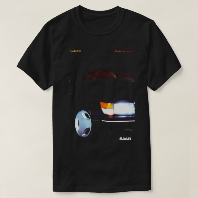 CAMISETA SAAB 900 TURBO 16 AERO (Diseño del anverso)