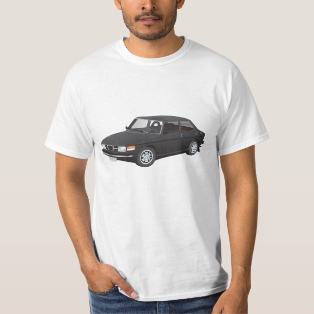 Camiseta SAAB 99 negro (Anverso)