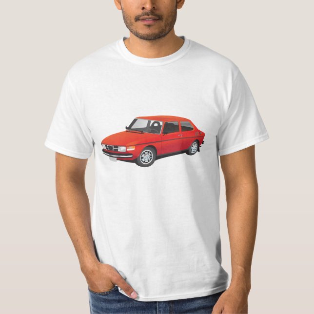 Camiseta SAAB 99 rojo (Anverso)
