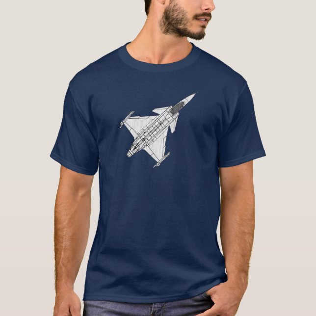 Camiseta SAAB JAS 39 Grippen (Anverso)