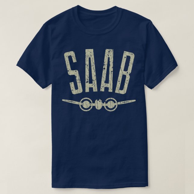Camiseta Saab Svenska Aeroplan Aktie Bolag 1965  (Diseño del anverso)