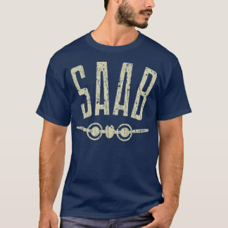 Camiseta Saab Svenska Aeroplan Aktie Bolag 1965