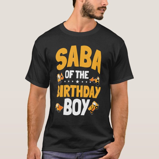 Camiseta Saba Del Cumpleaños De Los Trabajadores De Constru (Anverso)