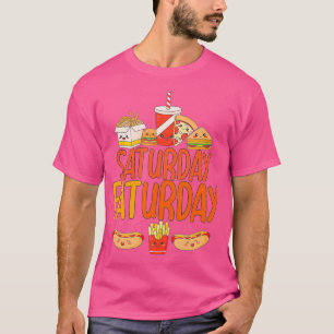 Camiseta SÁBADO FATURDAY Fast Food Fries Franceses Perro ca