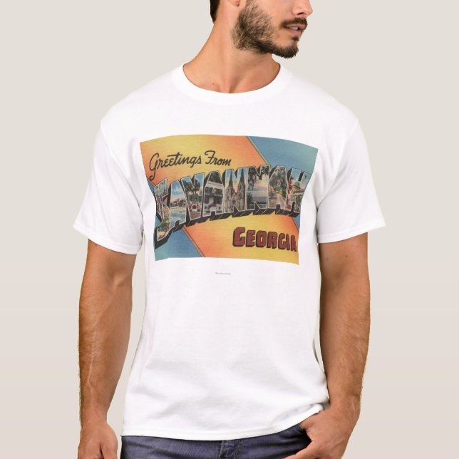 Camiseta Sabana, Georgia - escenas grandes de la letra (Anverso)