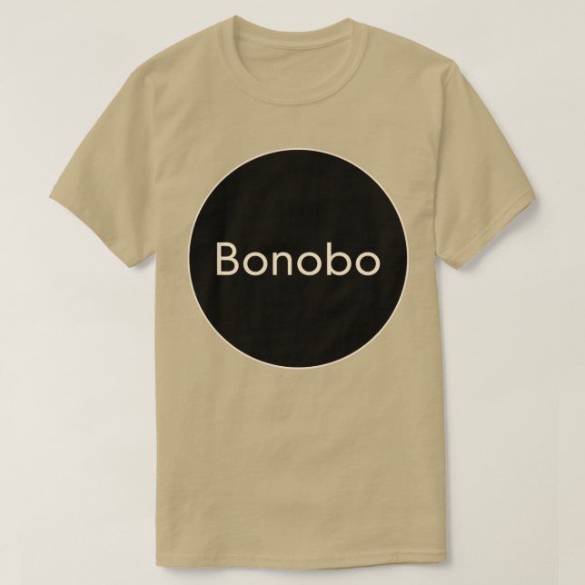 Camiseta sabarlahBonobomusiciangelisah (Diseño del anverso)