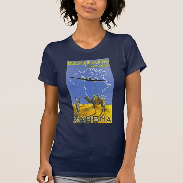 Camiseta Sabena ~ Congo belga (Anverso)