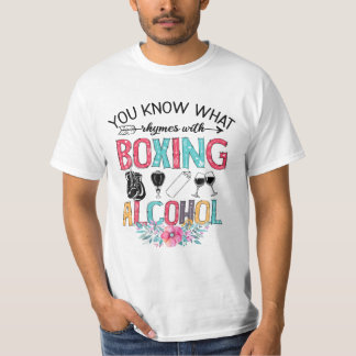 Camiseta Saber qué rimas con el boxeo