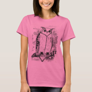 Camiseta Saber un Búho de diseño de arte con patrones