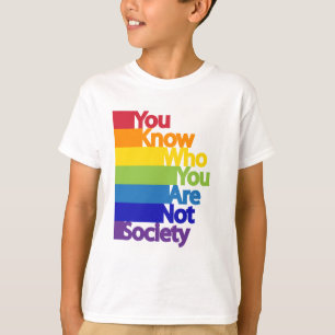 Camiseta Sabes a quién no eres sociedad