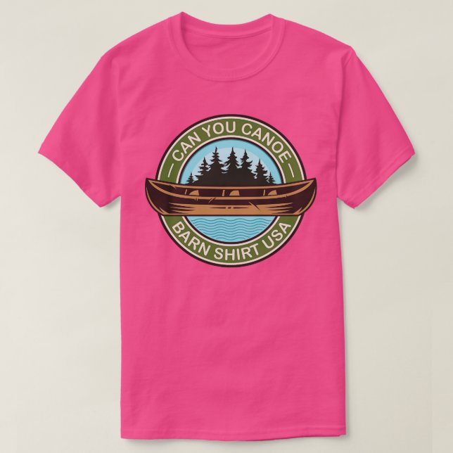 Camiseta ¿Sabes canoas? (Diseño del anverso)