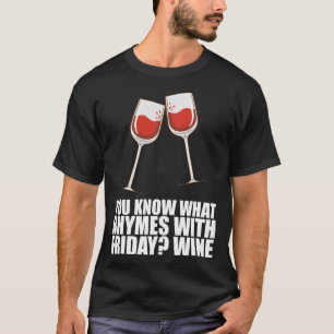 Camiseta Sabes Lo Que Ríe Con Vino Viernes 1