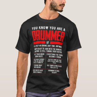 Camiseta Sabes Que Eres Un Tambor Si Tambores De Bidones