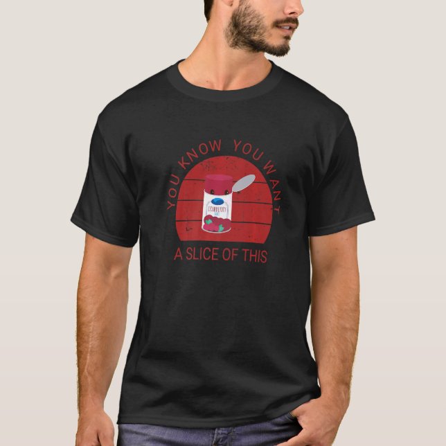 Camiseta sabes que quieres una tajada de esta Cranberry en  (Anverso)
