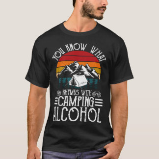 Camiseta Sabes Qué Rhymas Con La Vintage De Alcohol En Camp