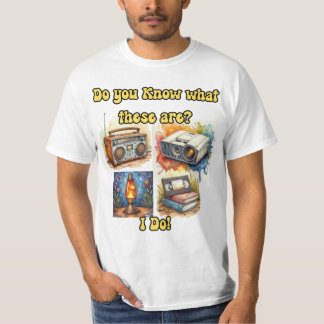 Camiseta ¿Sabes qué son estos? ¡Yo sí! – Nostalgia Retro