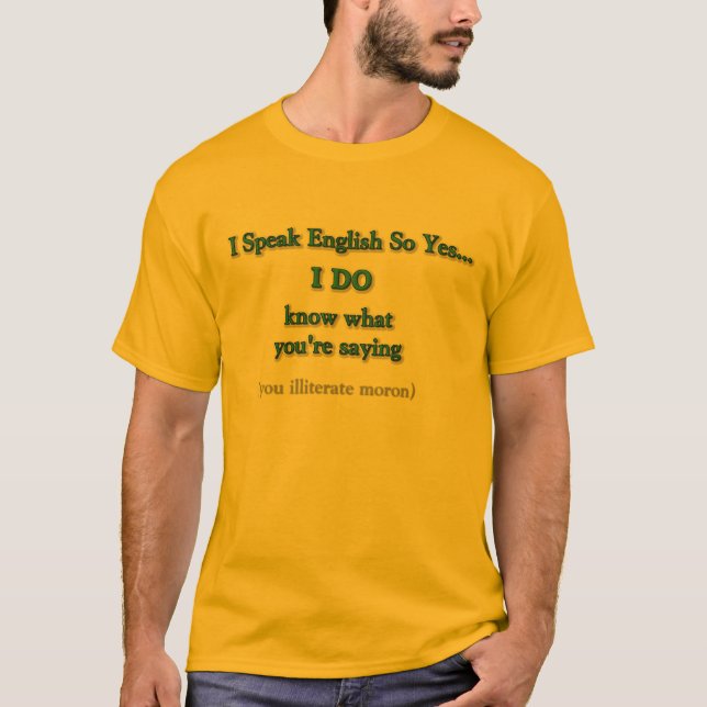 Camiseta ¿Sabes que soy lo que estoy diciendo? (Anverso)