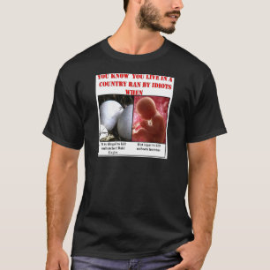 CAMISETA SABES QUE VIVES EN UN PAÍS DIRIGIDO POR IDIOTAS CU