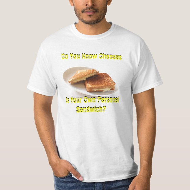 Camiseta ¿Sabes Quesos? (Anverso)