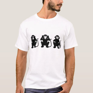 Camiseta sabia del mono tres