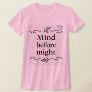 Camiseta Sabiduría árabe Tee-Mind antes podría ser "femenin