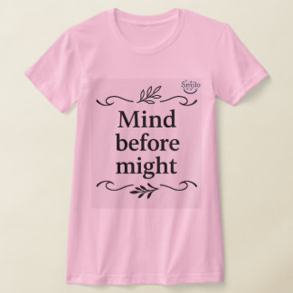 Camiseta Sabiduría árabe Tee-Mind antes podría ser "femenin