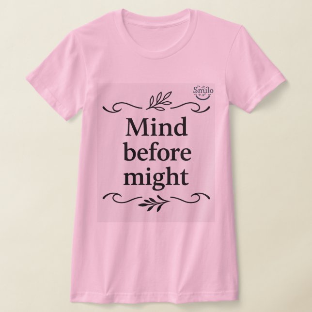 Camiseta Sabiduría árabe Tee-Mind antes podría ser "femenin (Distribución)