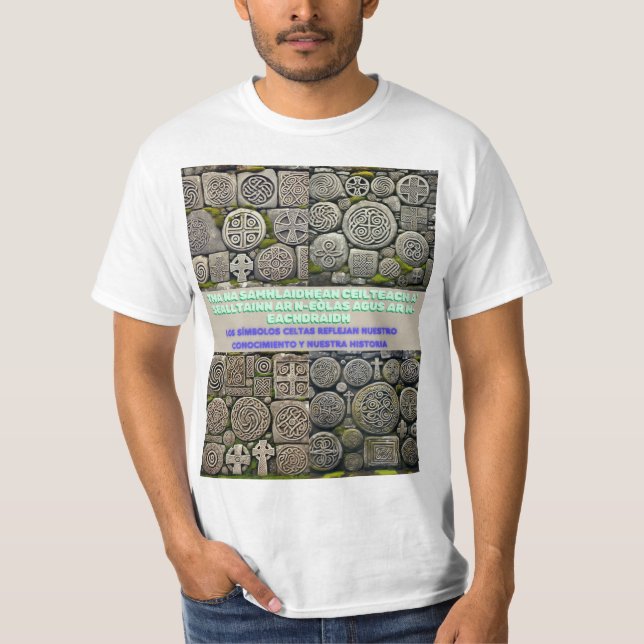 Camiseta Sabiduría Celta: Símbolos y Conocimiento (Anverso)
