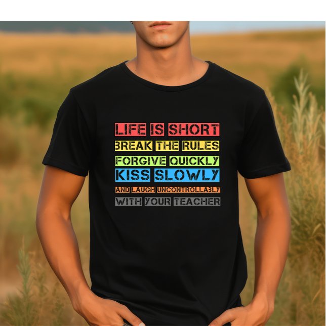 Camiseta Sabiduría colorida: aceptar las lecciones vibrante (Subido por el creador)
