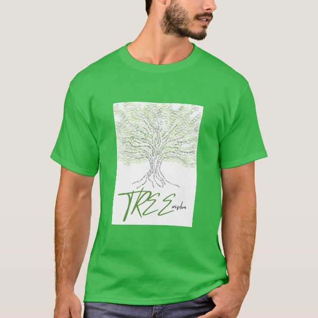 Camiseta Sabiduría de árbol (Anverso)