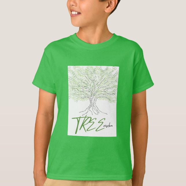 Camiseta Sabiduría de árbol (Anverso)