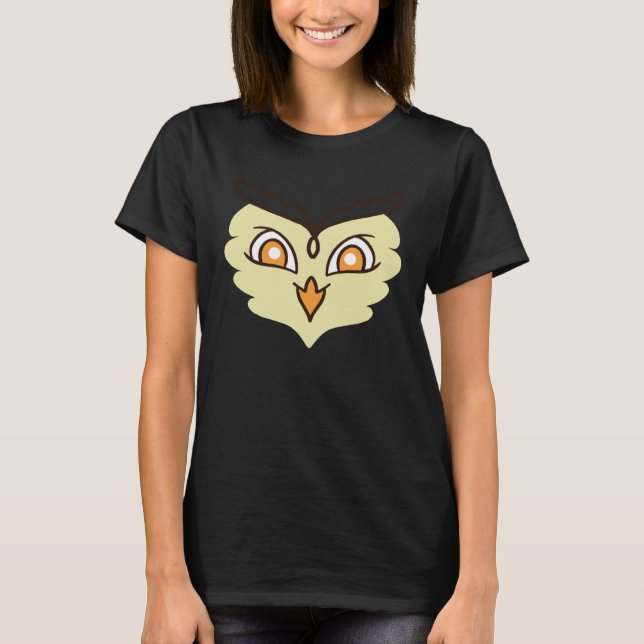 Camiseta Sabiduría De Aves De Búho Cute Smart (Anverso)