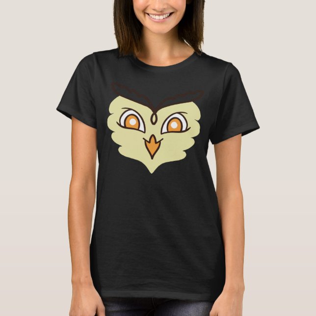 Camiseta Sabiduría De Aves De Búho Cute Smart (Anverso)