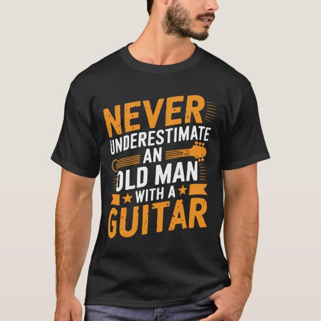 Camiseta Sabiduría de la guitarra - Respetar el té de las c (Anverso)