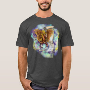 Camiseta Sabiduría de un pegasus, tee oscuro