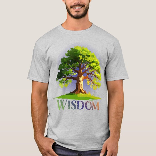 Camiseta Sabiduría De Un Roble De Cien Años (Anverso)