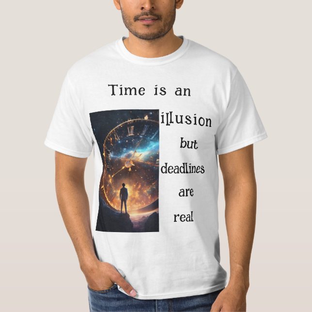 Camiseta Sabiduría eterna: Cita de tiempo Inspiradora (Anverso)