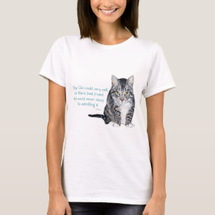 Camiseta Sabiduría Felina - y Amistad